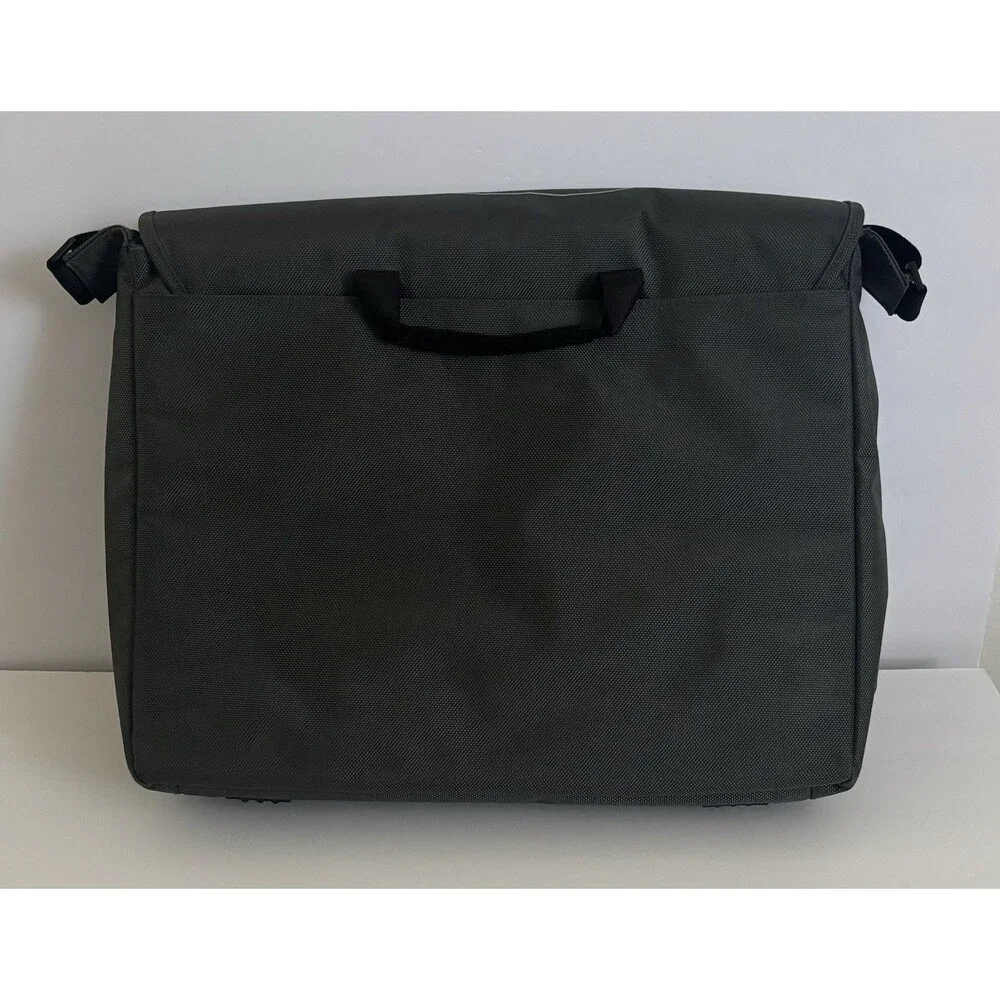 Laurex Messenger Bag Gray Floral 17